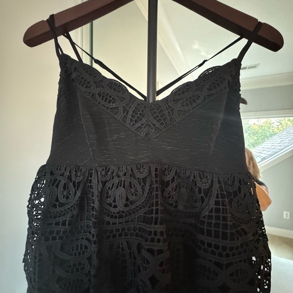 Gianni Bini Elegant Black Lace Peplum Dress US 4 - Picture 6 of 17